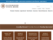 Tablet Screenshot of glenwoodstate.com